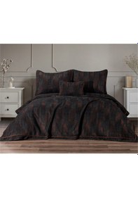 Resim Berru Geometrik 4 Parça Antrasit Pike Takımı 240 X 260 Cm Antrasit 