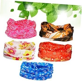Resim 5 Multicooker Çok Yönlü Bandana Unisex Dış Mekan Şapkaları Bisiklet Başörtüsü Sürme Boyun Kapağı Bisiklet Başörtüsü Kafa Bandı Boyun Koruyucusu Rüzgar Geçirmez Yüz Maskesi 