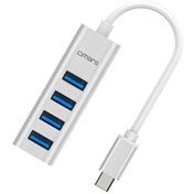 Resim USB Type-C 5 Gbps 4 Portlu USB 3.0 Hub Çoklayıcı Omars