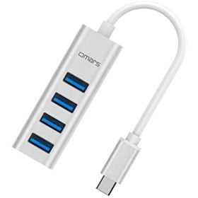 Resim USB Type-C 5 Gbps 4 Portlu USB 3.0 Hub Çoklayıcı 