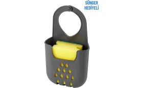 Resim Pratik Asılabilir Mutfak Banyo Silikon Bulaşık Süngerlik Evye Üstü Askılı Düzenleyici Süngerlik 