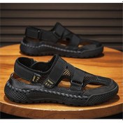 Resim Sımıcg Xm1502 Erkek Günlük Sandalet Siyah Siyah 