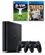 Resim Sony Playstation 4 Slim 1 TB - 2. DualShock Kol - Ps4 FC 25 + GTA 5 ( İthalatçı Garantili ) 