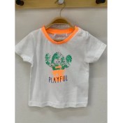 Resim Nk Kids Erkek Bebek Kaktüs Desenli T-Shirt 42224 Beyaz 