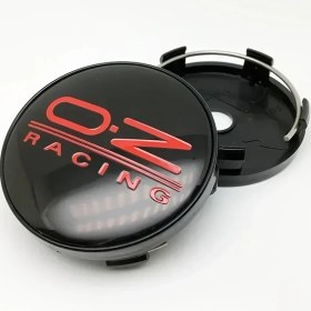 Resim Hightower 4 Adet Oz Racing 60mm Siyah Kırmızı Ekose Jant Kapakları 