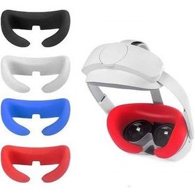 Resim Tongxida Silikon Göz Maskesi, Pico Neo 4 İçin Mavi, Yumuşak, Hafif, Temizlenebilir, Cilt Dostu 