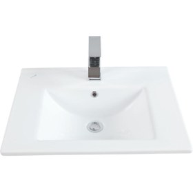 Resim Creavit Su060 Su Dolap Uyumlu Lavabo 45x60 Cm Beyaz 
