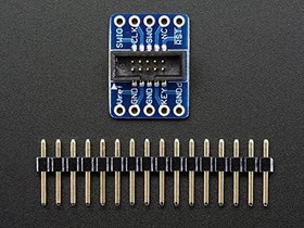 Resim 2x5 Pin 1.27mm to 2.54mm Dönüştürücü Kart 