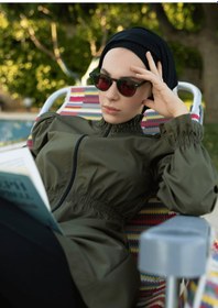 Resim Mayovera Tesettür Mayo Tek Üst - Haki 