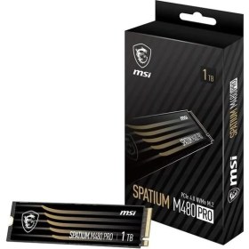 Resim Msı 4tb Spatıum M480 Pro 7400-7000MB/S M2 Nvme Gen4 Disk 