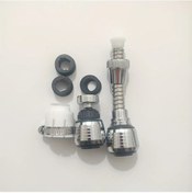 Resim Chuangyinshop 360 Dönebilir 3'lü Musluk Uzatma Seti - 2 Modlu Su Tasarruflu Paslanmaz Çelik 