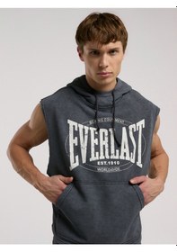 Resim Everlast Authentic Boxing Oversize Antrasit Kolsuz Erkek Sweatshirt Antrasit 