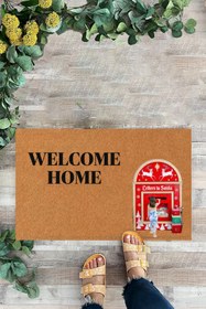 Resim KARMAT Welcome Home, Posta Kutusu, Santa, İç ve Dış Kapı Önü Paspası 