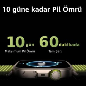 Resim Huawei Watch Fit 4 Pro Mavi Kauçuk Kayış Akıllı Saat Teşhir 