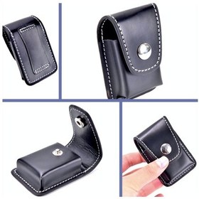 Resim Omeniv Omeniv Üst Kalite Pu Deri Benzinli Çakmak Kılıfı Kemer Outdoor 