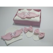Resim moms and babies MOMSANDBABİES HEDİYE KUTULU MELEK KANATLI BEBEK TULUM 