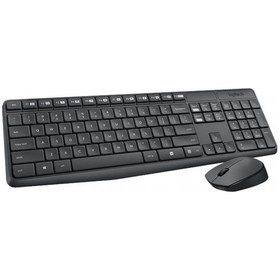 Resim LOGITECH MK235 TÜRKÇE KABLOSUZ KOYU GRI Q KL VYE+MOUSE 