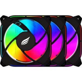 Resim Hawk Gaming Chair HF120 Slientforce 120MM Argb Üçlü Siyah Kontrolcü ve Kumanda Dahil Kasa Fanı 