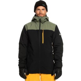 Resim Quiksilver Erkek Snowboard Ceketi Morton Mavi Kayak/Snowboard Giyim 