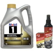 Resim Mobil 1 FS 0W-40 Tam Sentetik Motor Yağı 4 L + Gojo Temizlik Süngeri + Gojo Torpido Sütü 200 ML 