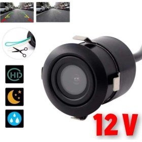 Resim Hereveoyuncak Araç Kamerası Tek Tampon Geri Görüş Kamerası + 2 Adet Ayarlanabilir Kör Nokta Ayna - 2li Set X4G5Q6 