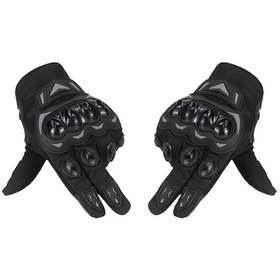 Resim Skycity Motosiklet Sürüş Eldiveni, Dört Mevsim Kullanıma Uygun, Kaymaz Önlüğü, Dokunmatik Ekran Dostu, Siyah-gri, Xl Bedeni 