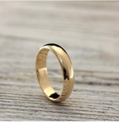 Resim Rasyonel lazer Kadın Erkek 14 Ayar Altın Kaplama Söz Nişan Yüzüğü 925 Ayar Gerçek Kararmaz Gümüş Alyans Yüzük 