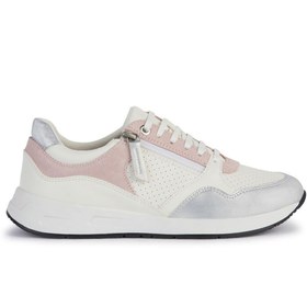 Resim Geox Kadın Beyaz Bulmya Bağcıklı Deri Sneaker D36nqb0bc22c1z8w 