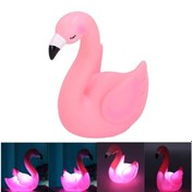Resim LED Işıklı Flamingo Masa Lambası 