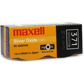 Resim Maxell 371 SR920SW Alkalin Hafıza Saat Pili 10 Adet 