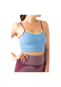 Resim Gigotto Seamless Dantel Detaylı Blue Büstiyer 001 