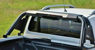 Resim Toyota Revo 2010-2015 (Double Plus Black) Poliüretan Siyah Roll Bar AQM4WD 