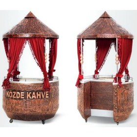 Resim KUTLU TİCARET Bakır Közde Ve Kumda Kahve Standı 