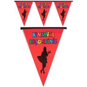 Resim Kına Atölyesi Kınamıza Hoşgeldiniz Flaması 