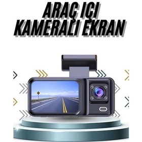 Resim Gld-spt- Dvr Araç İçi Kamera Ön Ve İç Kamera 2 İnç Ekranlı Çift Kamera 