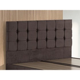 Resim Niron Yatak Niron Rama 160cm Çift Kişilik Başlık, Füme Soho Kumaş Yatak Başlığı 