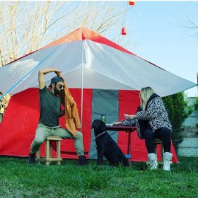 Resim Doğa Kamp 2+1 Odalı Kamp Çadırı Çok Renkli 