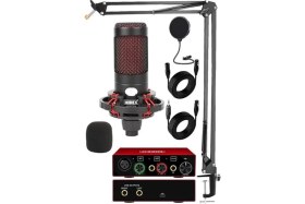 Resim AyrStore Cxn-30 Paket-4 Stüdyo Ses Kartlı Condenser Mikrofon Stand Seti 