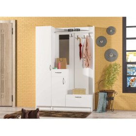 Resim ABRE VM-3436 BEYAZ VESTİYER PORTMANTO 
