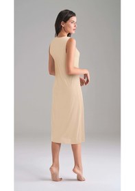 Resim Kadın Geniş Askı Uzun Ten Kombinezon C5t2n1o11 001 