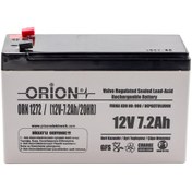 Resim Orion 12v 7.2ah Bakımsız Kuru Akü - T1 İnce Soket - 