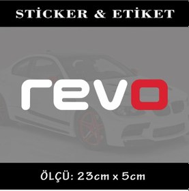 Resim revo oto sticker ön arka cam yazısı - tuning modifiye etiket 