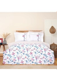 Resim Karaca Home Ilena Fuşya %100 Pamuk Çift Kişilik Nevresim Takımı Fuşya 