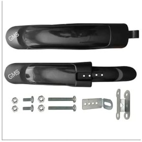 Resim Bisiklet Çamurluk Plastik Ön Arka Set Siyah 