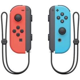 Resim Nintendo Switch Joy Con Pair Controller Oyun Kolu Neon Red/Blue 