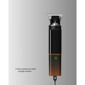 Resim Teknodayım Erkekler Için Şarjlı 3’ü 1 Arada Trimmer Seti – Güçlü Motor, Sessiz Çalışma 