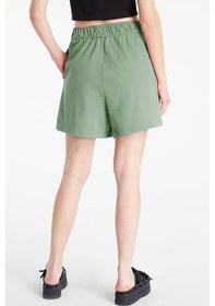 Resim Nike Sportswear Essential Loose Fit Jersey Shorts Bol Kesim Jarse Kumaş Kadın Şort Yeşil Yeşil 