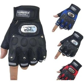 Resim Shivering Alğan Ticaret Motosiklet Eldiveni - Esnek Yapı, Çoklu Beden Uyumu S-m-l Beyaz - Siyah - Kırmızı 