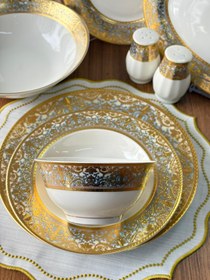 Resim Yemek Takımı Agate 61 Parça 12 Kişilik 