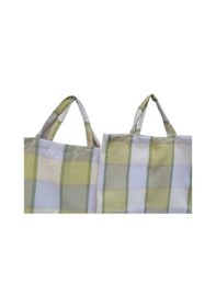 Resim Bengi Ticaret PAZAR ÇANTA 2 adet Döşemelik KumaşDama Kareli Desen 30 kg Taşıma Kapasite Kutuda sevk El yapım 